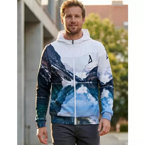  Pánská funkční mikina na zip premium ALTISPORT VOJ/ALM030MI02 HORA/ZELENÁ 