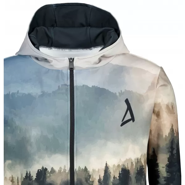  Pánská funkční mikina na zip premium ALTISPORT VOJ/ALM030MI02 LES/ZELENÁ 