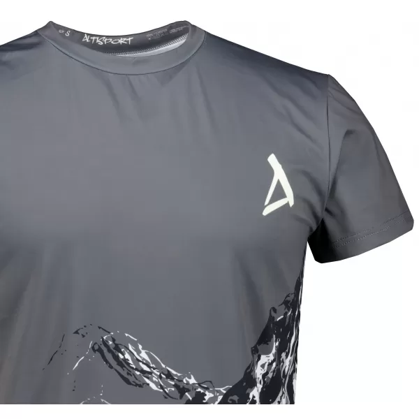  Pánské funkční triko premium plus  ALTISPORT VOJ/ALM059TR02 ŠEDÁ 
