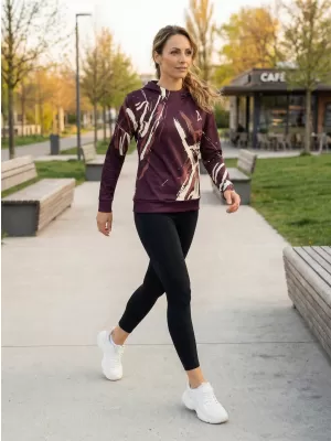 Dámská funkční mikina premium ALTISPORT VOJ/ALW074MI01 RUDÁ