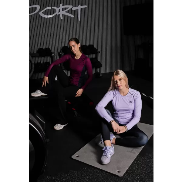  Dámské funkční tričko s dlouhým rukávem premium ALTISPORT VOJ/ALW078TR03 LILA 