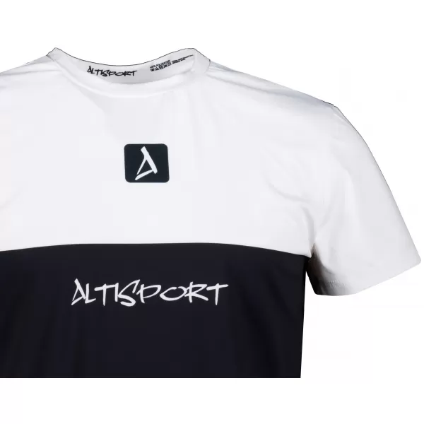  Pánské funkční triko premium plus  ALTISPORT VOJ/ALM051TR02 BÍLOZELENÁ 
