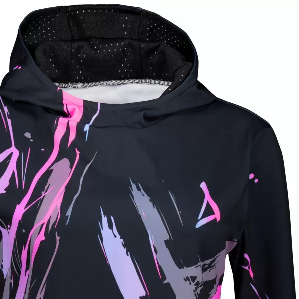  Dámská funkční mikina premium ALTISPORT VOJ/ALW074MI01 ČERNORŮŽOVÁ 