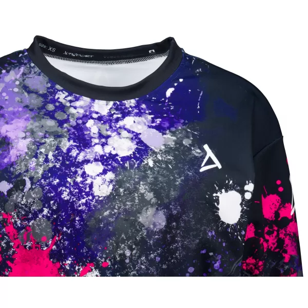  Dámská funkční cropped mikina premium ALTISPORT VOJ/ALW055MI08 ČERNORŮŽOVÁ 