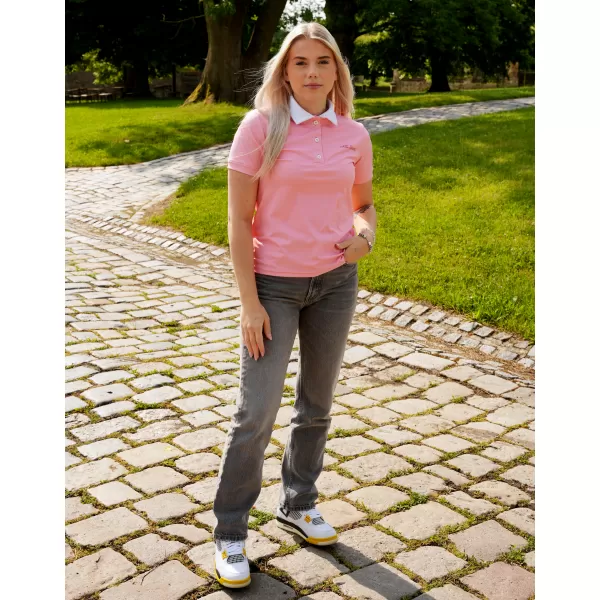  Dámské funkční tričko s límečkem premium ALTISPORT VOJ/ALW075TR05 PEACH 