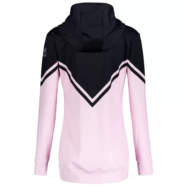 Dámská funkční mikina na zip premium ALTISPORT VOJ/ALW101MI02 RŮŽOVÁ/ČERNÁ 