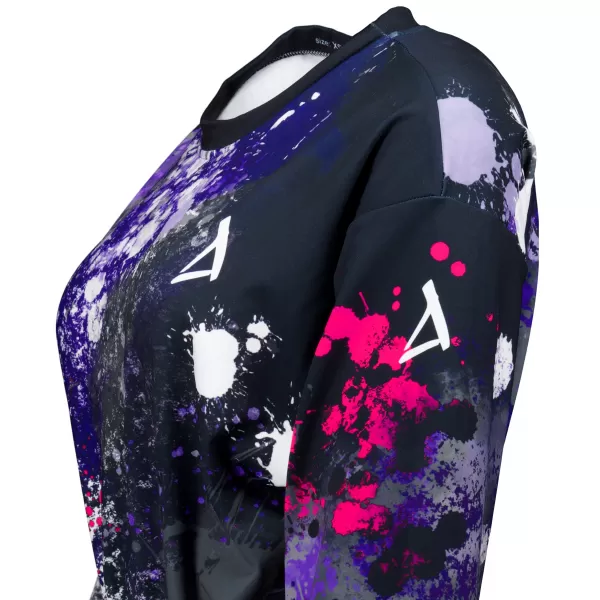  Dámská funkční cropped mikina premium ALTISPORT VOJ/ALW055MI08 ČERNORŮŽOVÁ 