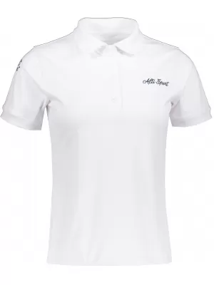 Dámské funkční tričko s límečkem premium ALTISPORT VOJ/ALW075TR05 WHITE