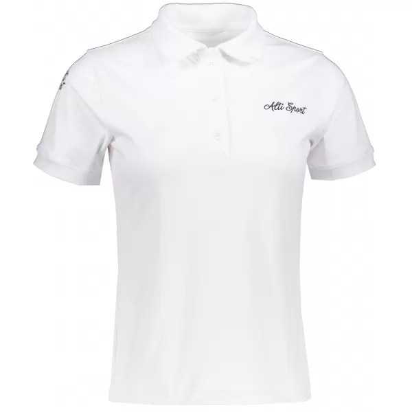  Dámské funkční tričko s límečkem premium ALTISPORT VOJ/ALW075TR05 WHITE 