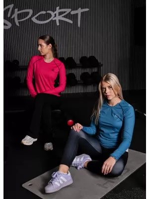 Dámské funkční tričko s dlouhým rukávem premium ALTISPORT VOJ/ALW078TR03 ČERVENÁ