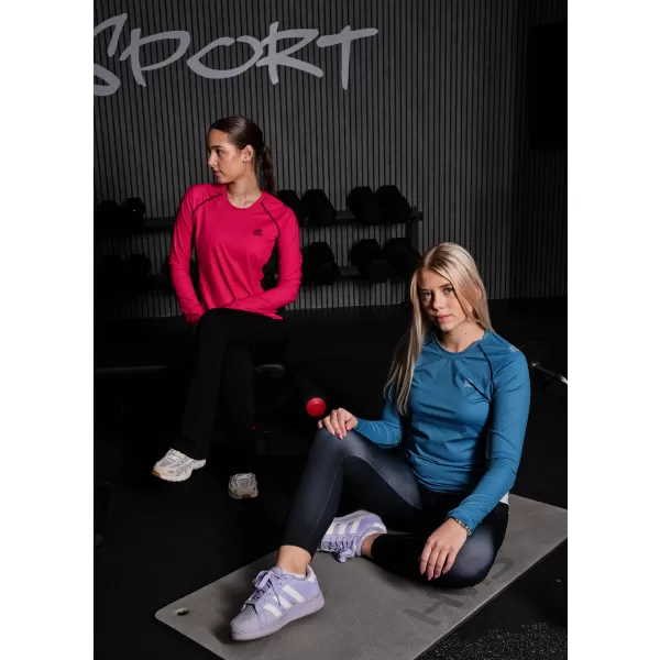  Dámské funkční tričko s dlouhým rukávem premium ALTISPORT VOJ/ALW078TR03 ČERVENÁ 
