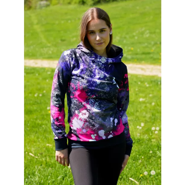  Dámská funkční mikina premium ALTISPORT VOJ/ALW055MI01 ČERNORŮŽOVÁ 