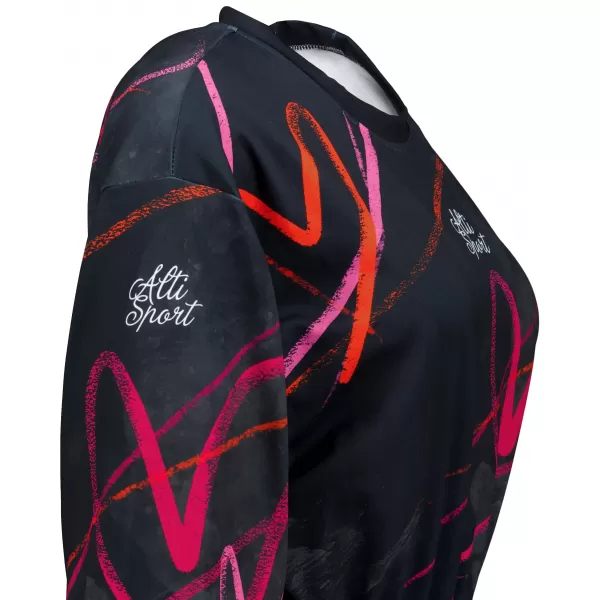  Dámská funkční cropped mikina premium ALTISPORT VOJ/ALW082MI08 ČERNÁ 