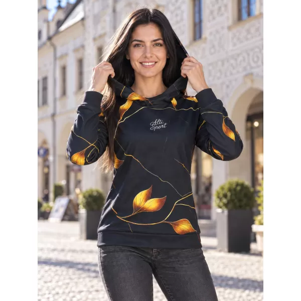  Dámská funkční mikina premium ALTISPORT VOJ/ALW097MI01 ZLATÉ LISTY 