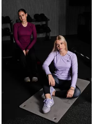 Dámské funkční tričko s dlouhým rukávem premium ALTISPORT VOJ/ALW078TR03 LILA