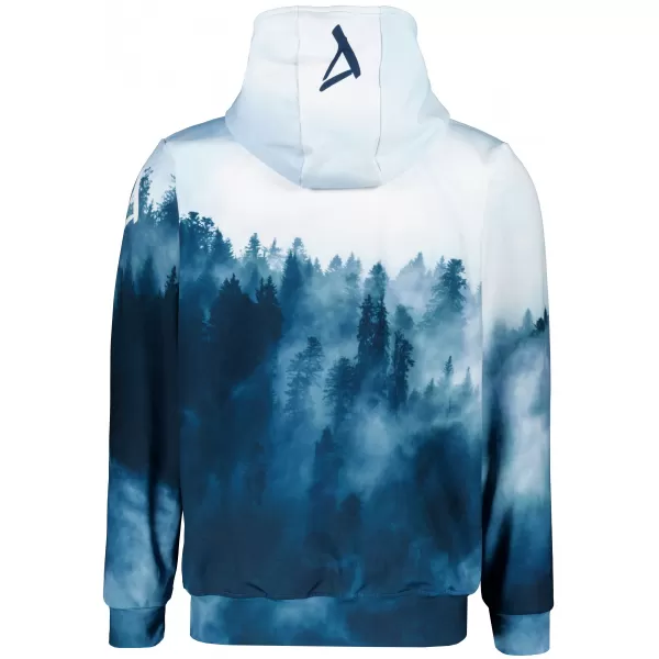  Pánská funkční mikina na zip premium ALTISPORT VOJ/ALM030MI02 LES/MODRÁ 