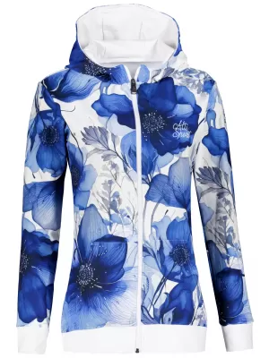 Dámská funkční mikina na zip premium ALTISPORT VOJ/ALW102MI02 NAVY/BÍLÁ