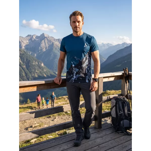  Pánské funkční triko premium plus  ALTISPORT VOJ/ALM059TR02 NAVY 