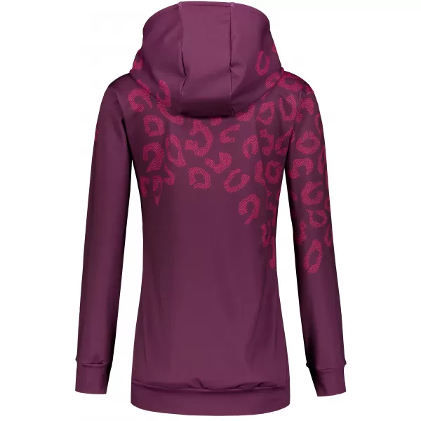  Dámská funkční mikina premium ALTISPORT VOJ/ALW047MI01 WINE-RED 