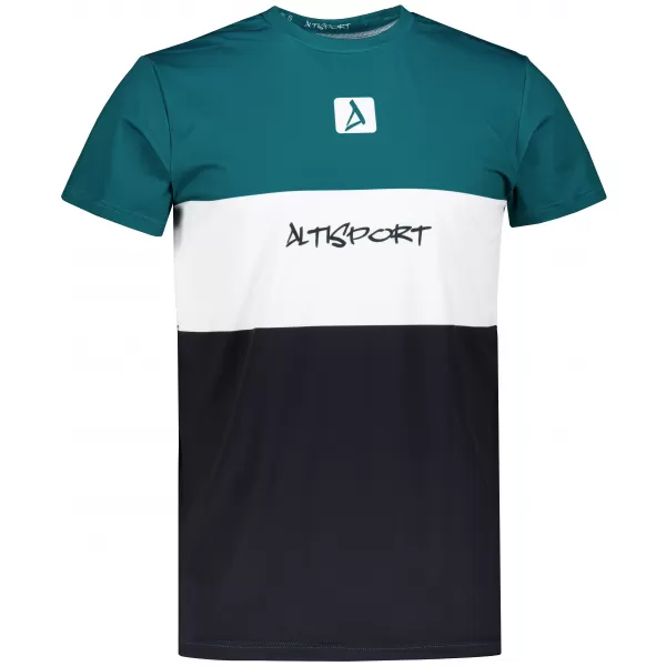  Pánské funkční triko premium plus  ALTISPORT VOJ/ALM051TR02 PETROLEJOVÁ 