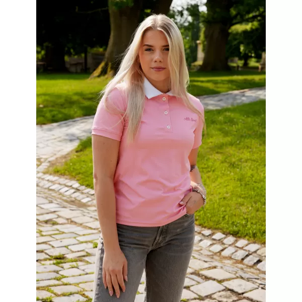  Dámské funkční tričko s límečkem premium ALTISPORT VOJ/ALW075TR05 PEACH 