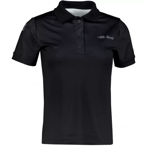  Dámské funkční tričko s límečkem premium ALTISPORT VOJ/ALW075TR05 BLACK 