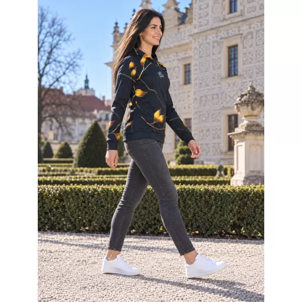  Dámská funkční mikina premium ALTISPORT VOJ/ALW097MI01 ZLATÉ LISTY 