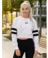 Dámská funkční cropped mikina premium ALTISPORT VOJ/ALW096MI08 BÍLÁ