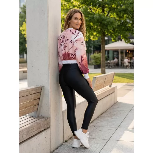  Dámská funkční cropped mikina premium ALTISPORT VOJ/ALW083MI08 BÍLORŮŽOVÁ 