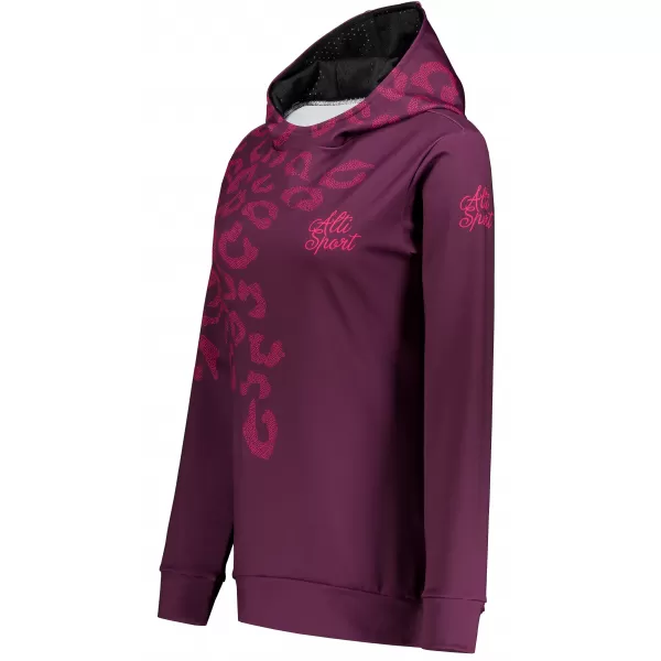  Dámská funkční mikina premium ALTISPORT VOJ/ALW047MI01 WINE-RED 
