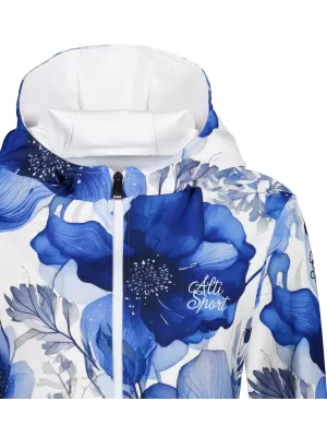 Dámská funkční mikina na zip premium ALTISPORT VOJ/ALW102MI02 NAVY/BÍLÁ