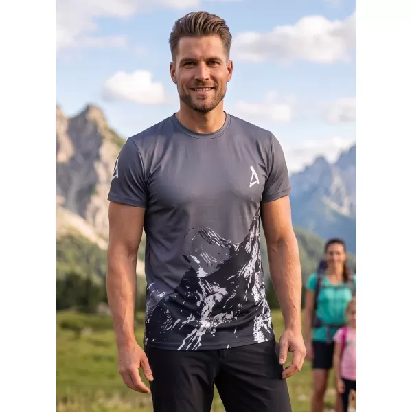  Pánské funkční triko premium plus  ALTISPORT VOJ/ALM059TR02 ŠEDÁ 