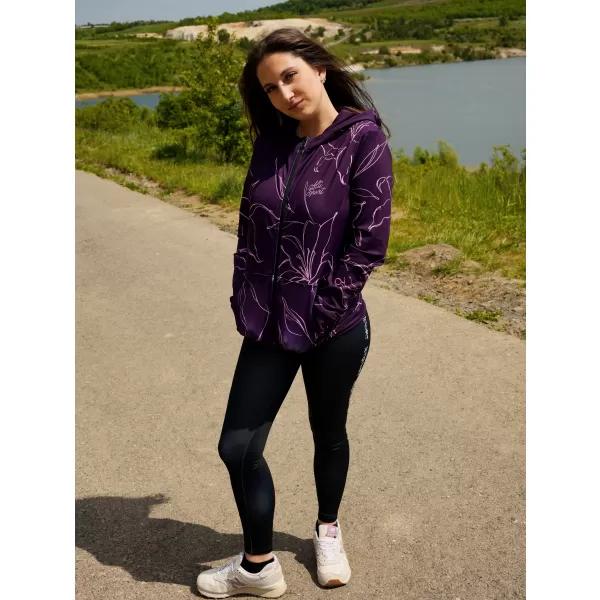  Dámská funkční mikina na zip premium ALTISPORT VOJ/ALW100MI02 FUCHSIOVÁ 