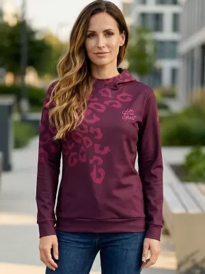 Dámská funkční mikina premium ALTISPORT VOJ/ALW047MI01 WINE-RED