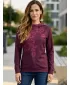Dámská funkční mikina premium ALTISPORT VOJ/ALW047MI01 WINE-RED