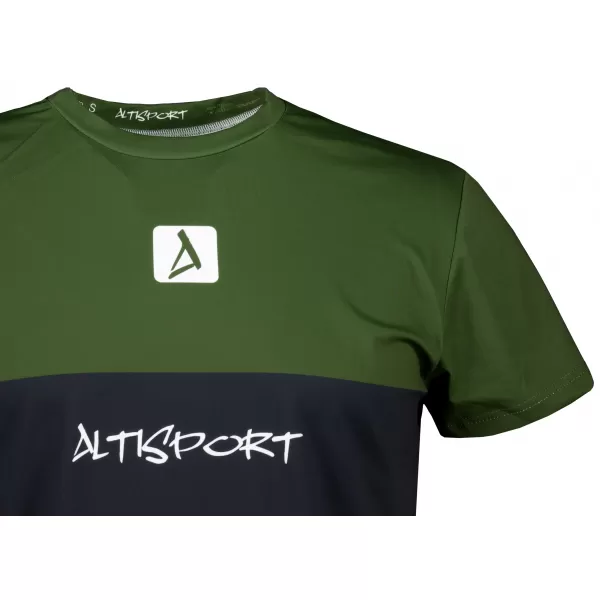  Pánské funkční triko premium plus  ALTISPORT VOJ/ALM051TR02 KHAKI 