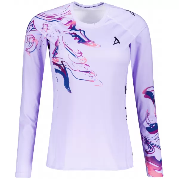  Dámské funkční tričko s dlouhým rukávem premium ALTISPORT VOJ/ALW064TR03 LILA 