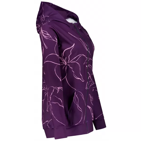  Dámská funkční mikina na zip premium ALTISPORT VOJ/ALW100MI02 FUCHSIOVÁ 