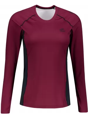 Dámské funkční tričko s dlouhým rukávem premium ALTISPORT VOJ/ALW078TR03 WINE-RED