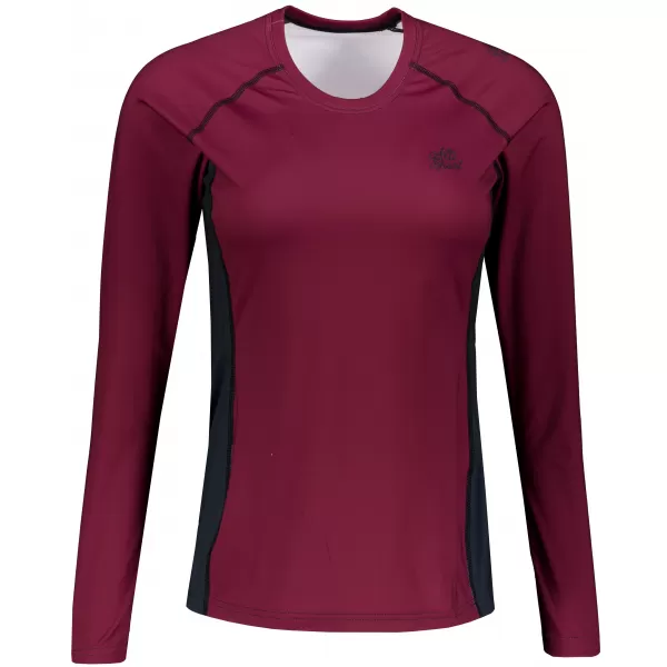  Dámské funkční tričko s dlouhým rukávem premium ALTISPORT VOJ/ALW078TR03 WINE-RED 