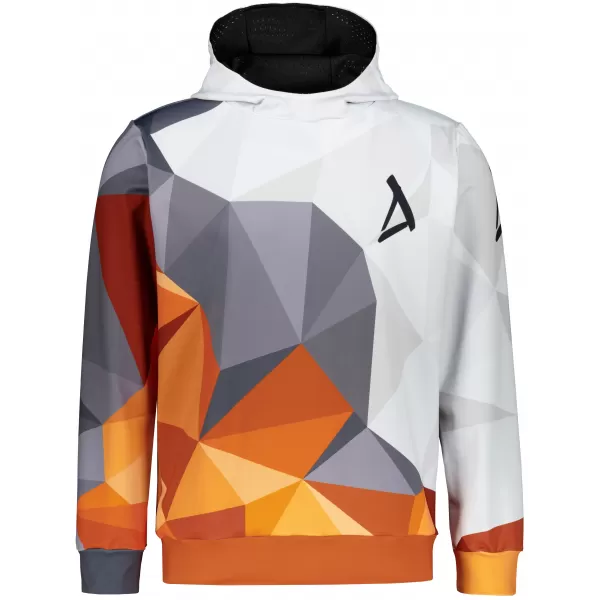  Pánská funkční mikina premium ALTISPORT VOJ/ALM007MI01 ORANŽOVÁ/ŠEDÁ 
