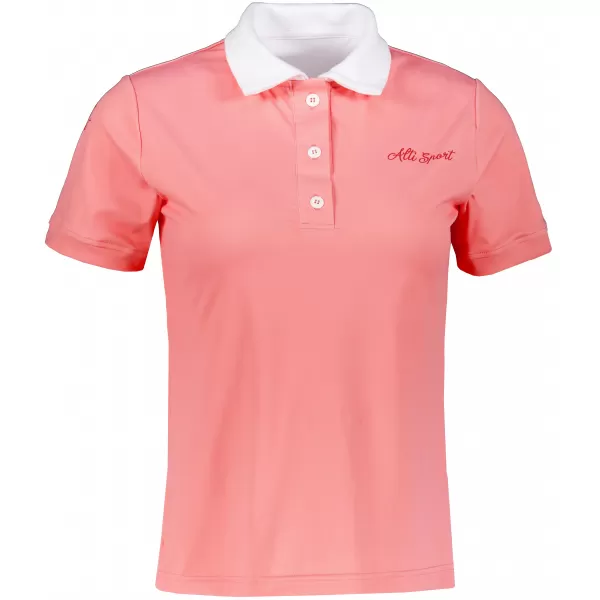  Dámské funkční tričko s límečkem premium ALTISPORT VOJ/ALW075TR05 PEACH 