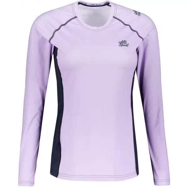  Dámské funkční tričko s dlouhým rukávem premium ALTISPORT VOJ/ALW078TR03 LILA 