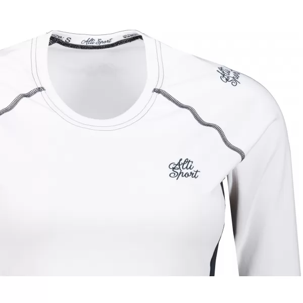  Dámské funkční tričko s dlouhým rukávem premium ALTISPORT VOJ/ALW078TR03 BÍLÁ 