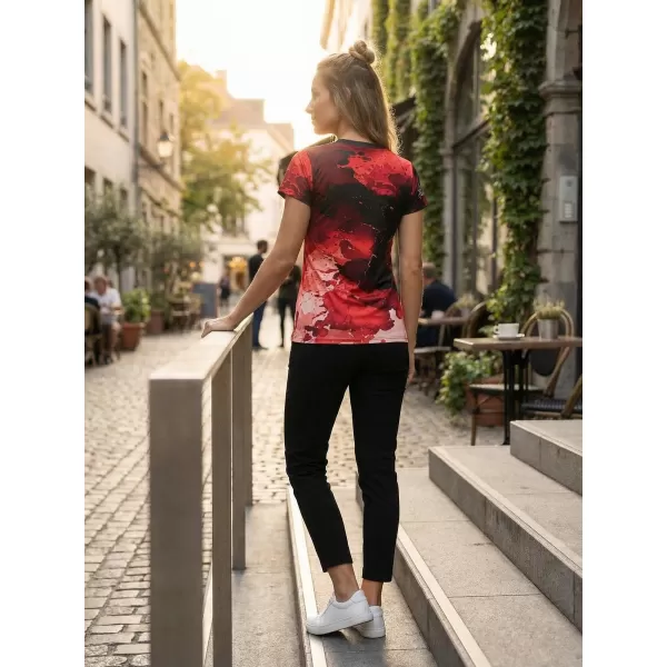  Dámské funkční triko premium ALTISPORT VOJ/ALW089TR01 ČERVENÁ 