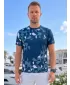 Pánské funkční triko premium ALTISPORT VOJ/ALM108TR01 NAVY-BÍLÁ