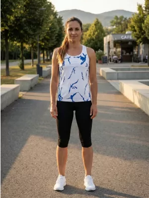 Dámské funkční tílko premium ALTISPORT VOJ/ALW052TIL01 BÍLÁ