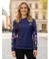 Dámská funkční mikina premium ALTISPORT VOJ/ALW063MI01 TMAVĚ FIALOVÁ