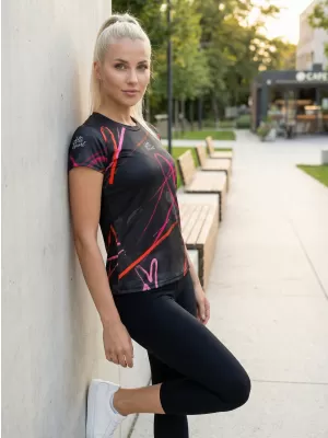 Dámské funkční triko premium ALTISPORT VOJ/ALW082TR01 ČERNÁ