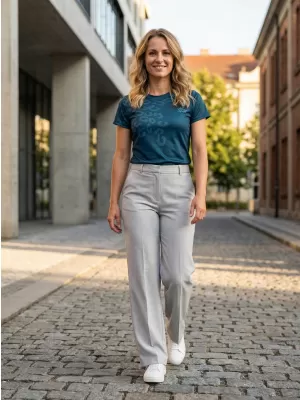 Dámské funkční triko premium ALTISPORT VOJ/ALW047TR01 MODRÁ